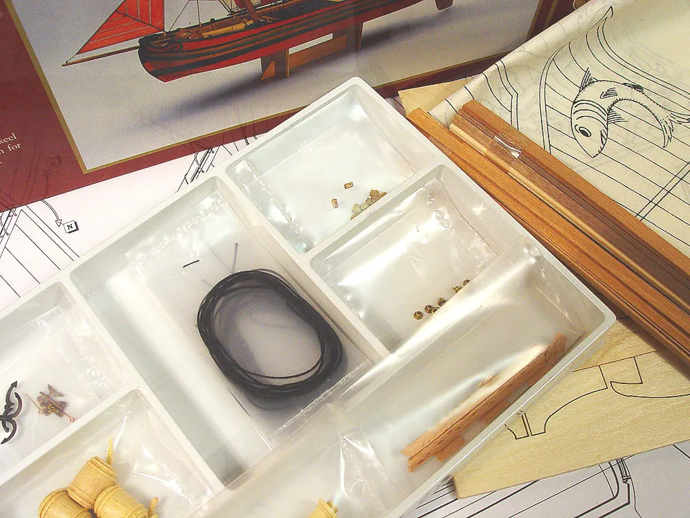 модель корабля Trabaccolo