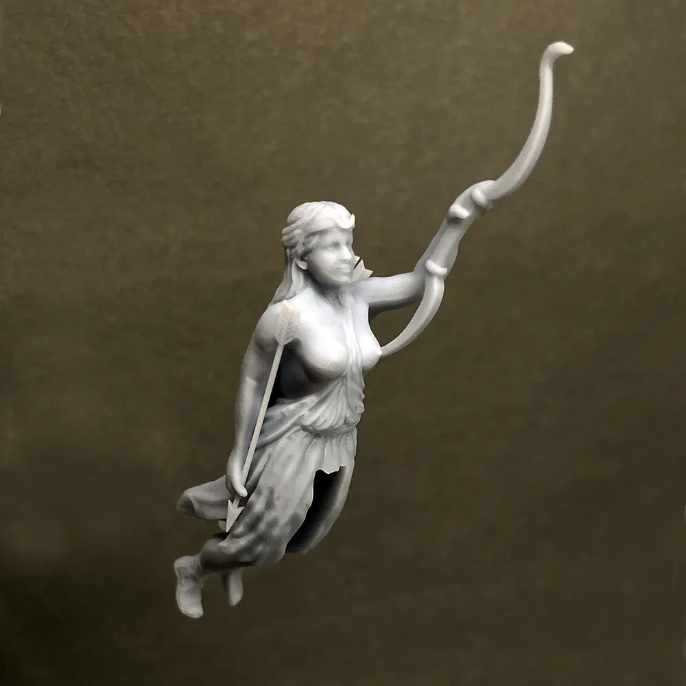 Носовая фигура Диана, пластик, 55 мм, масштаб 1:64