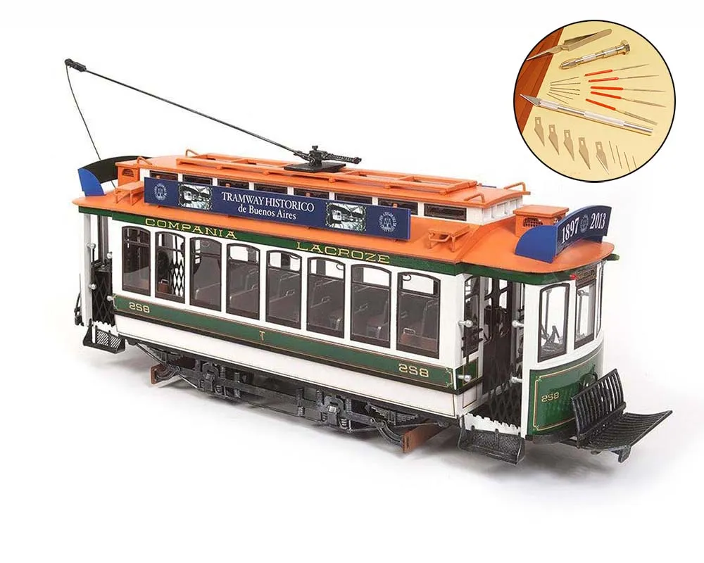 Модель трамвая BUENOS AIRES + (Стартовый набор инструментов)