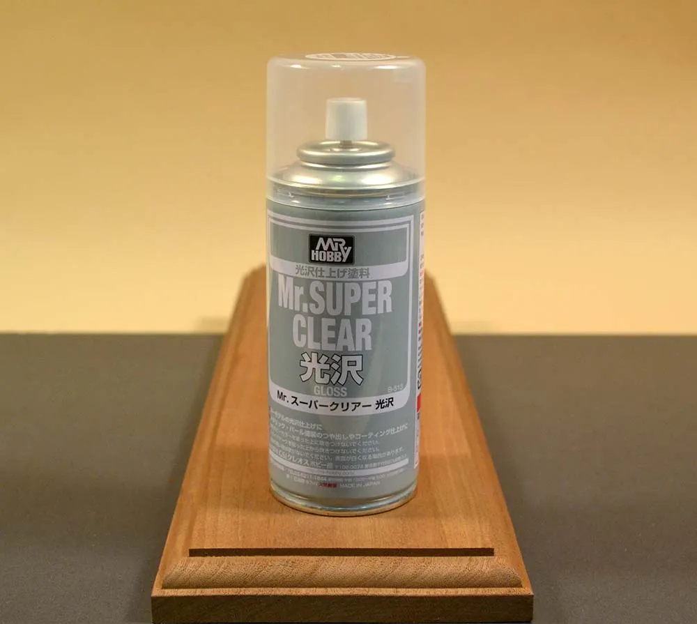 Лак-спрей глянцевый Mr Hobby Super Clear, В-513, 170 мл