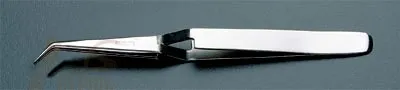 Самозажимной изогнутый пинцет 11 см