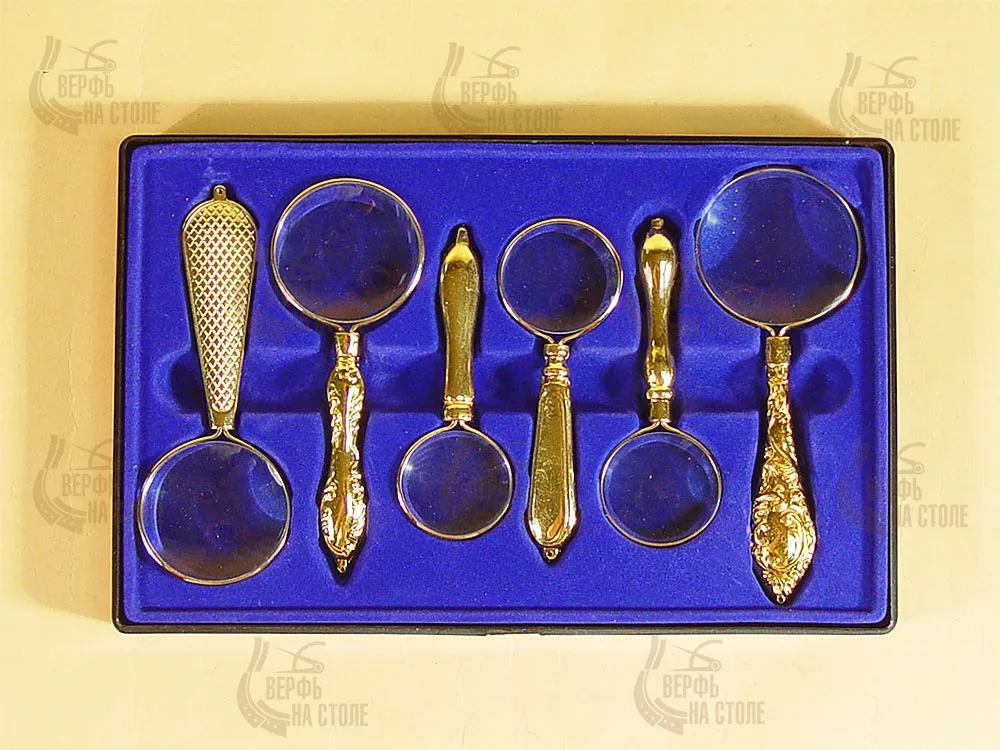 Подарочный набор увеличительных стекол, 6 штук