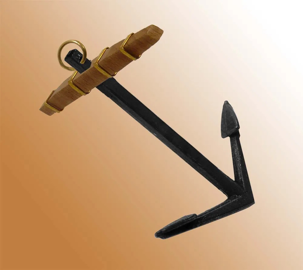 Испанский якорь, металл и дерево, 20 мм