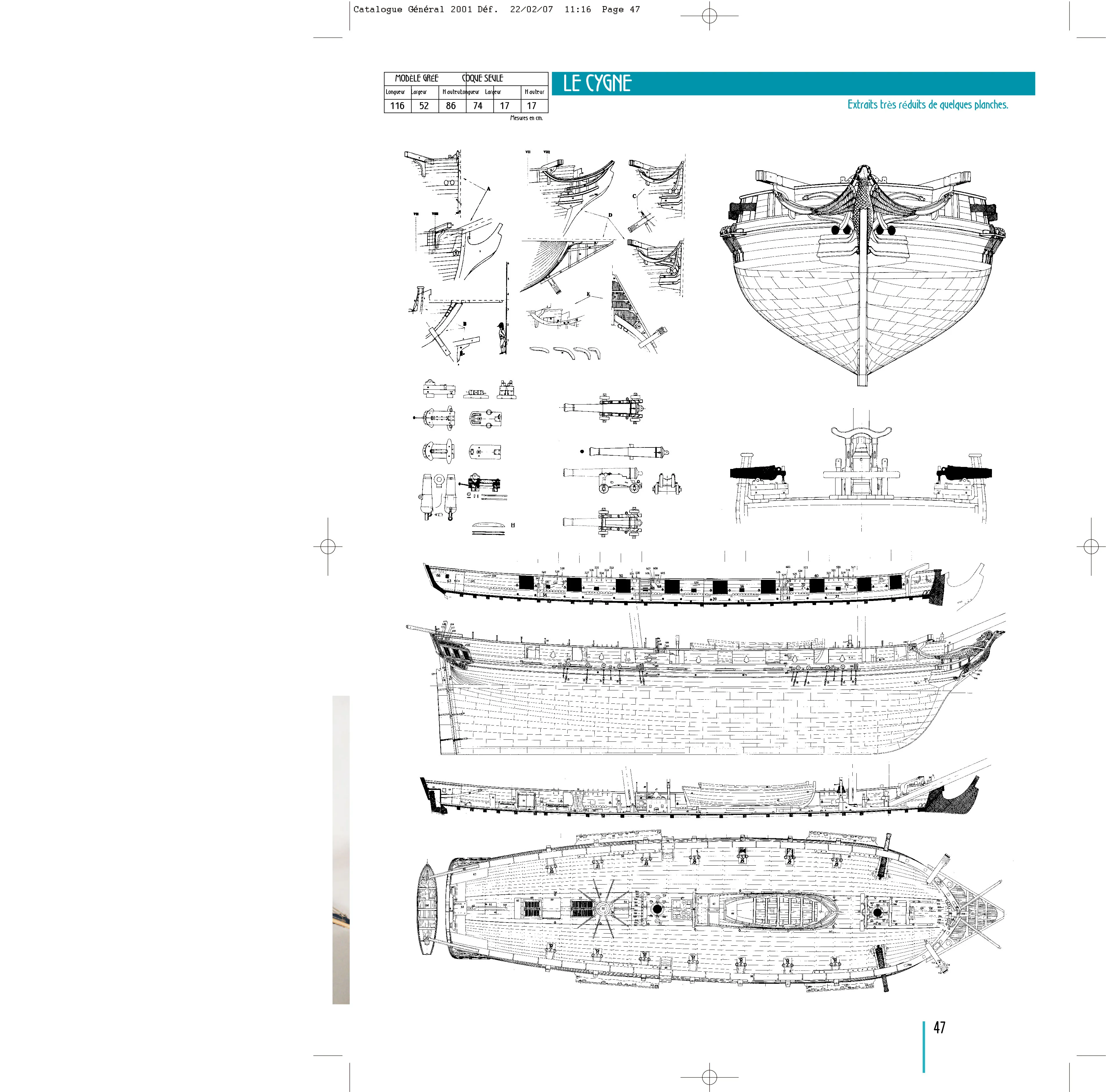 Le Cygne 1806-1808 + чертежи Le Cygne 1806-1808 + чертежи