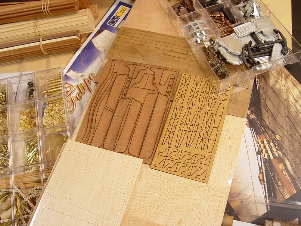 модель корабля своими руками Apostol Felipe