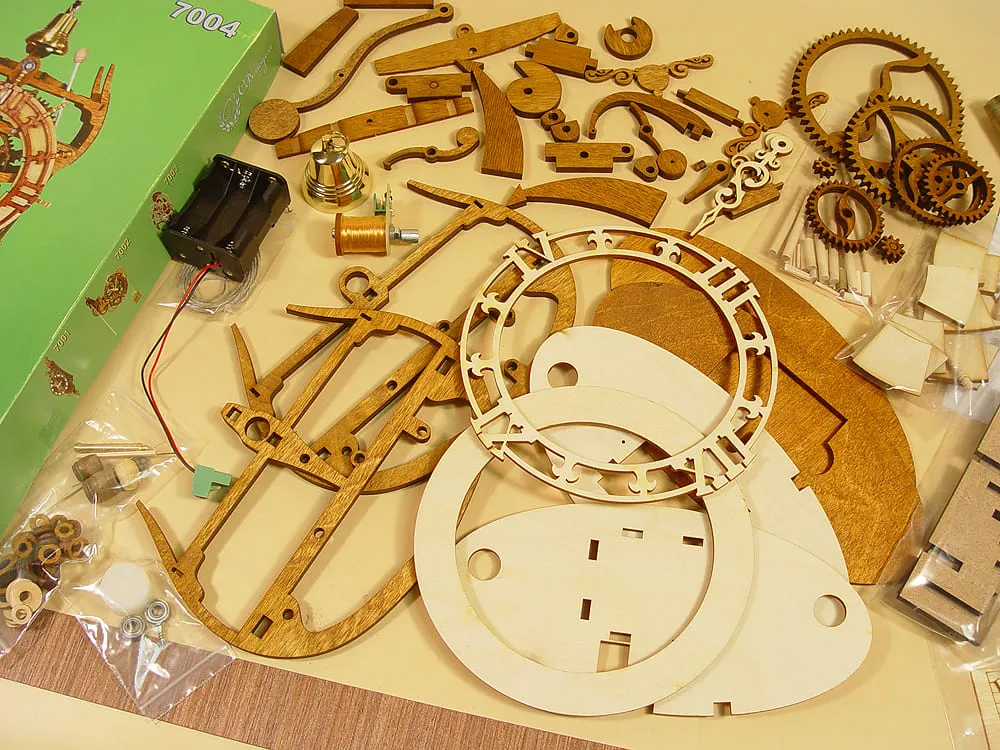 Морские деревянные часы, набор для сборки Морские деревянные часы, набор для сборки