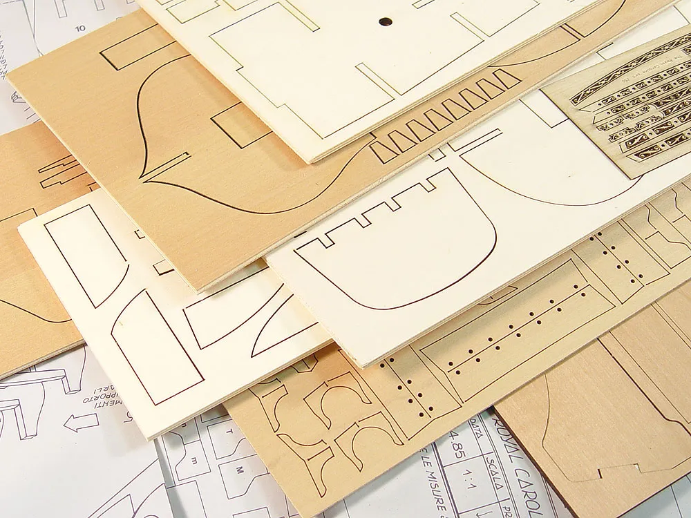 Модель корабля своими руками Royal Caroline