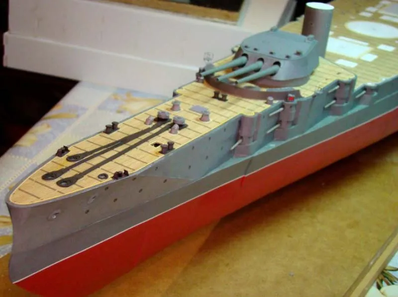 Модель из картона Крейсер "Измаил", Россия, 1915 год Модель из картона Крейсер "Измаил", Россия, 1915 год