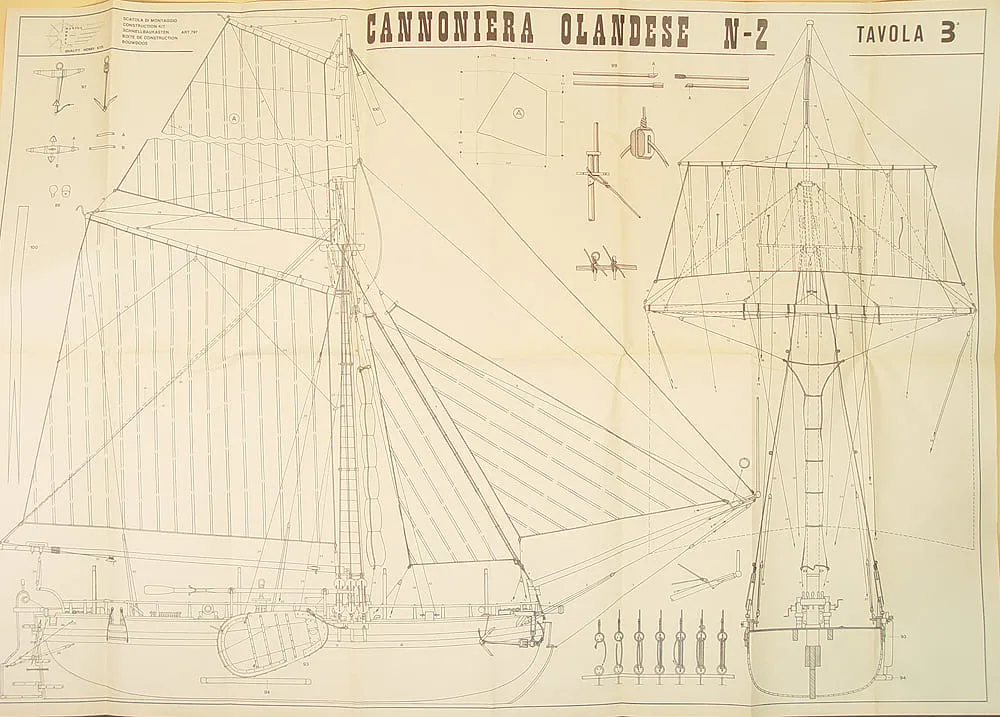 Чертеж канонерской лодки Чертеж канонерской лодки