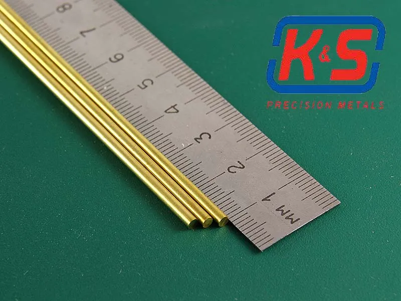 Пруток латунный 2,4 мм, 1 шт