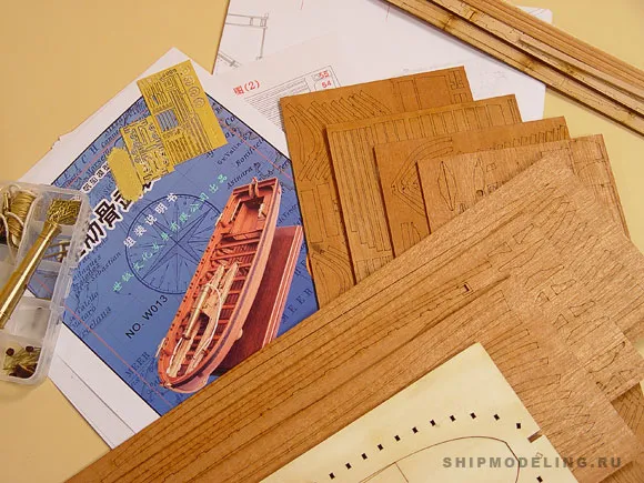 модель корабля для сборки Longboat Armed For War модель корабля для сборки Longboat Armed For War