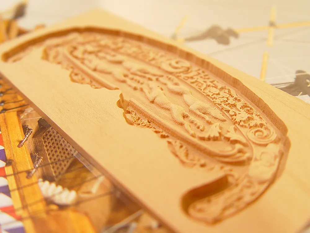 Деревянный кормовой декор, 94 мм Деревянный кормовой декор, 94 мм