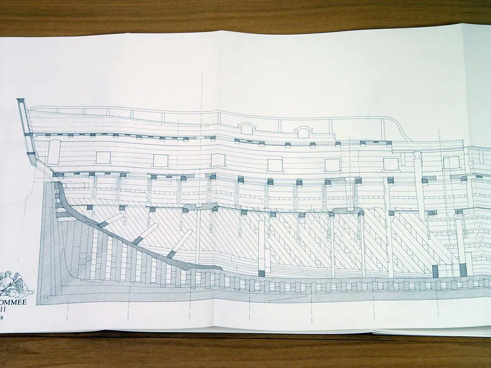 La Renommee, 1744 + чертежи La Renommee, 1744 + чертежи