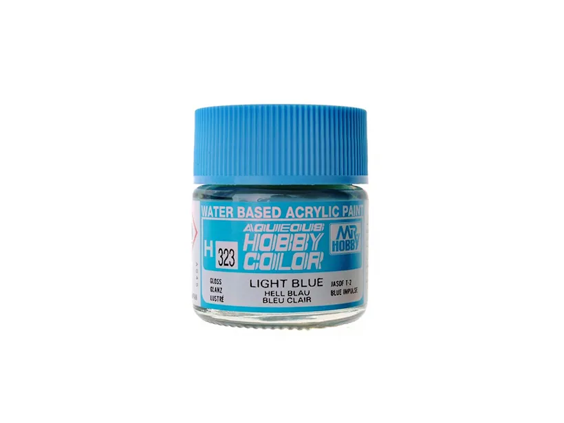 Краска Mr Hobby, акриловая, голубая глянцевая, H 323, 10 мл