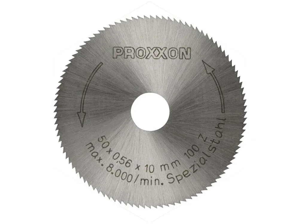 Диск 50 мм из быстрорежущей стали для циркулярной пилы Proxxon KS230 28020 Диск 50 мм из быстрорежущей стали для циркулярной пилы Proxxon KS230 28020