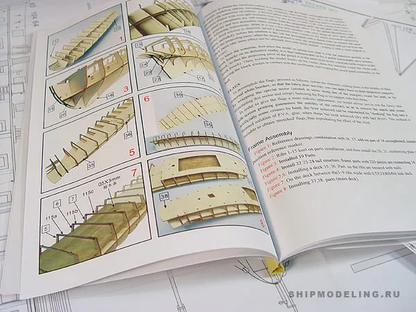 модель корабля для сборки HMS Surprise