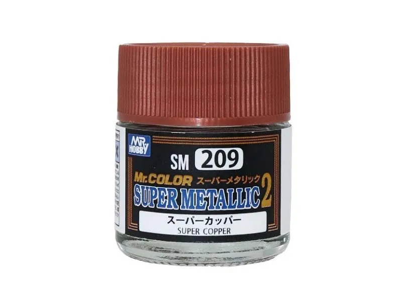 Краска Mr Color Super Metallic 2, медь, SM 209, 10 мл