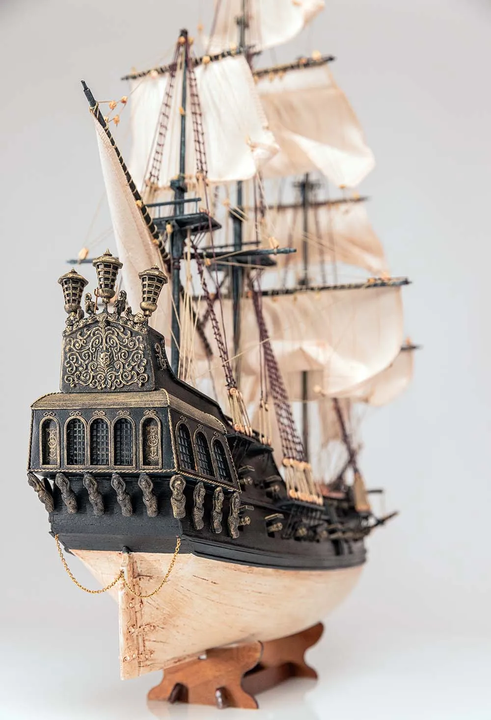 модель корабля своими руками Black Swan, пиратский корабль