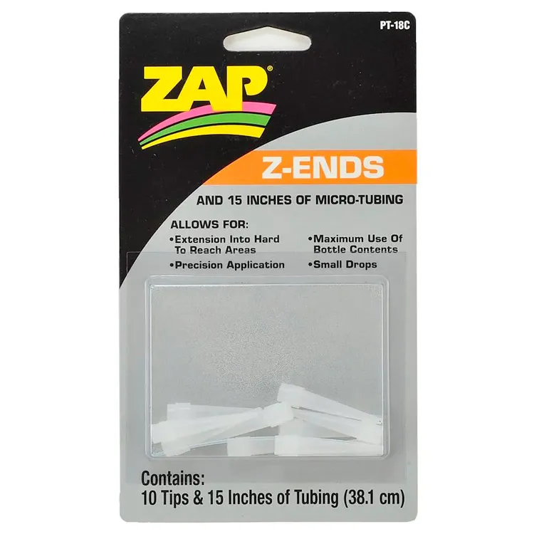 Комплект из 10 наконечников и 5 микротрубок для клея Комплект из 10 наконечников и 5 микротрубок для клея