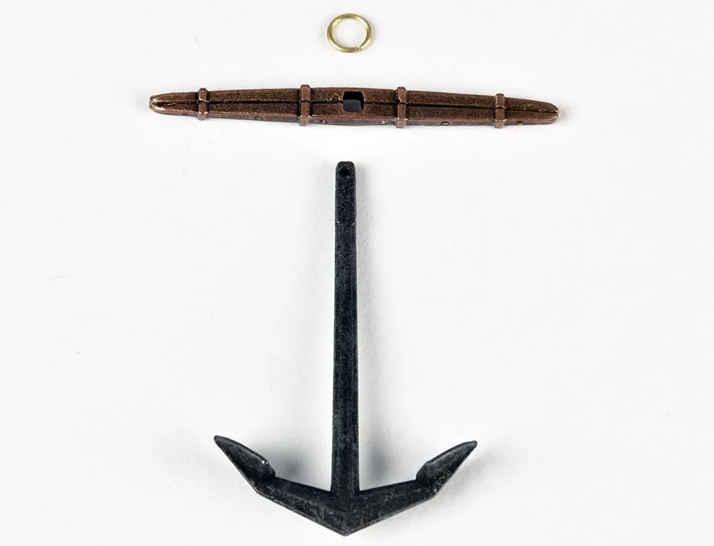 Якорь французского типа, металл, 35 мм Якорь французского типа, металл, 35 мм