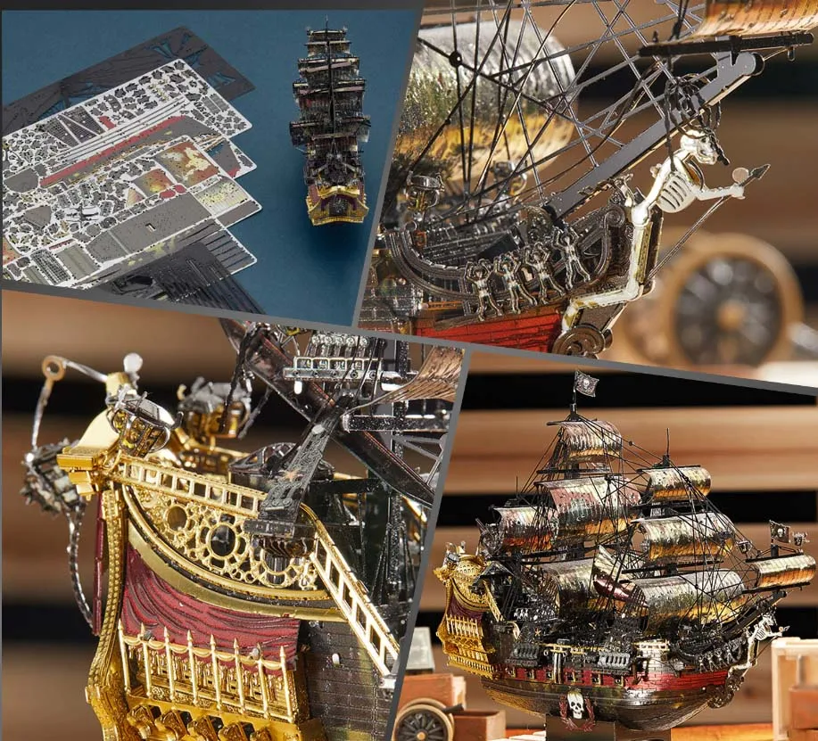 Месть королевы Анны (цветная 3D модель)