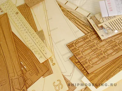 модель корабля для сборки Le Requin