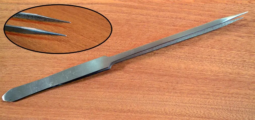 Длинный пинцет для такелажа "Тещин язык"