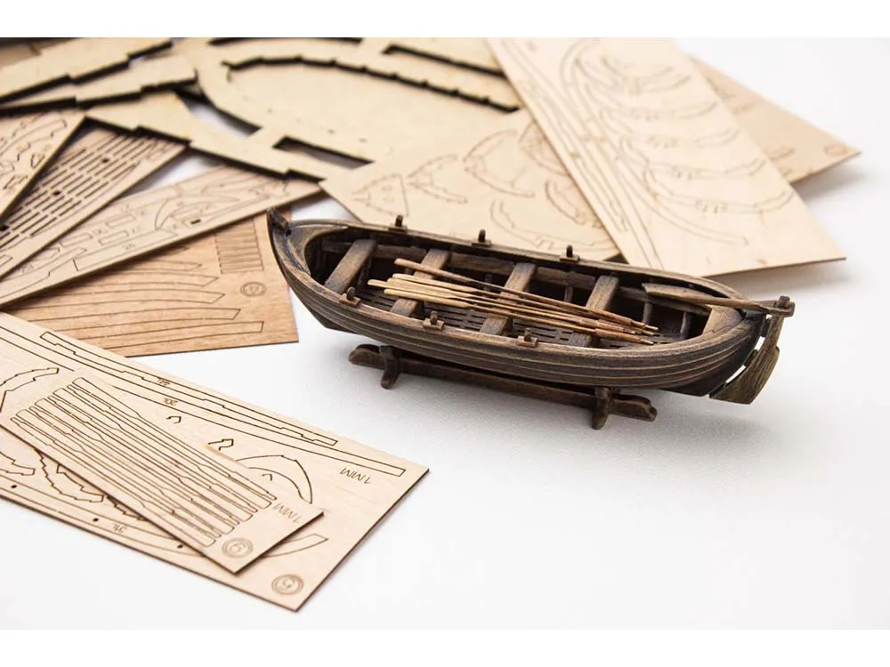 Шлюпка XVI века, 95мм