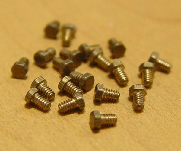 Болт, латунь, М1,4x3, 10шт