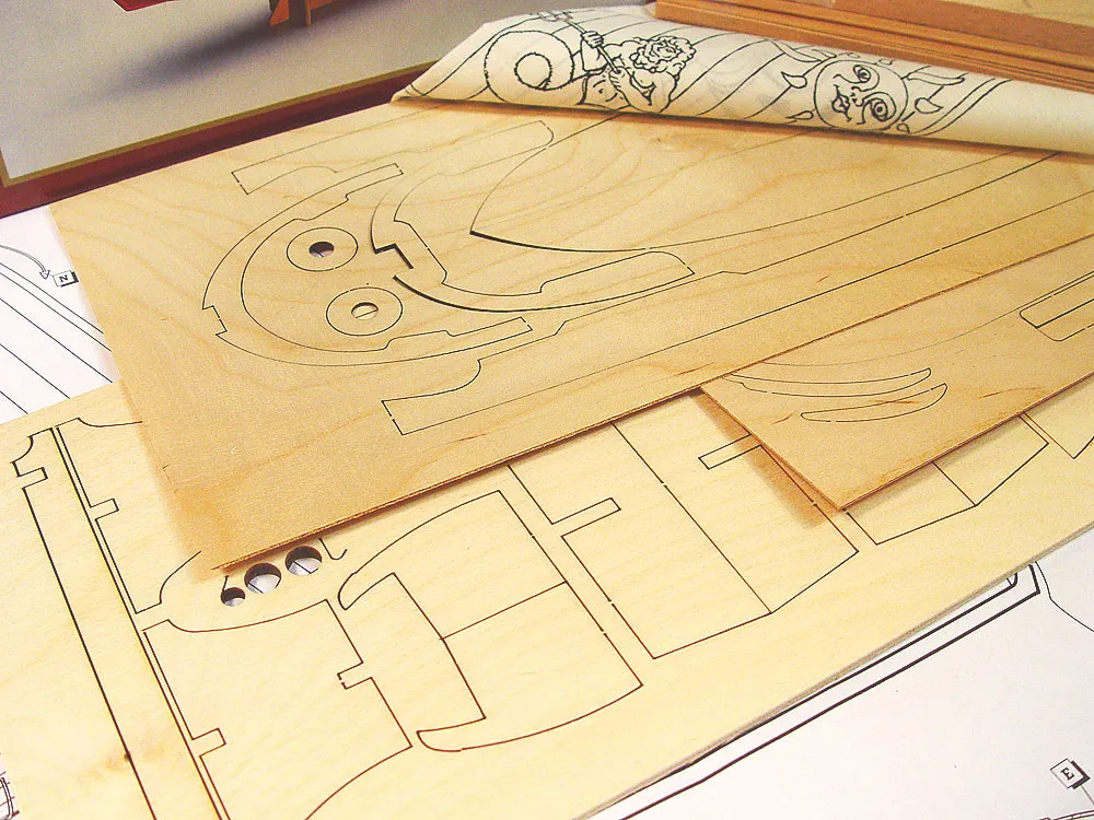 модель корабля Trabaccolo