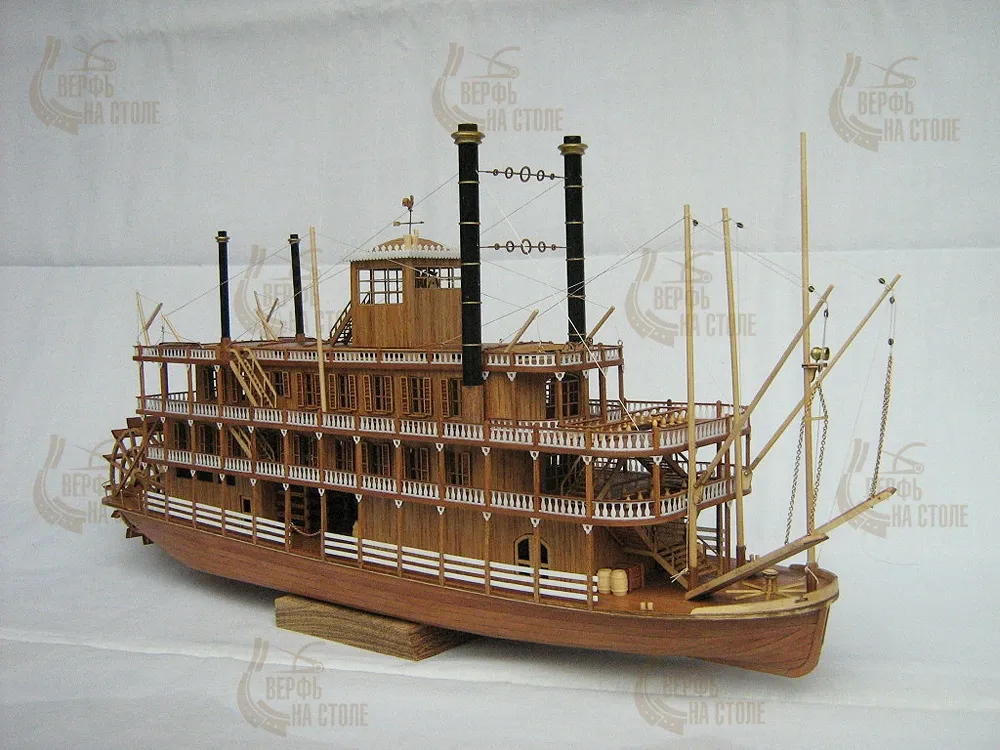 модель корабля для сборки Mississippi 1870