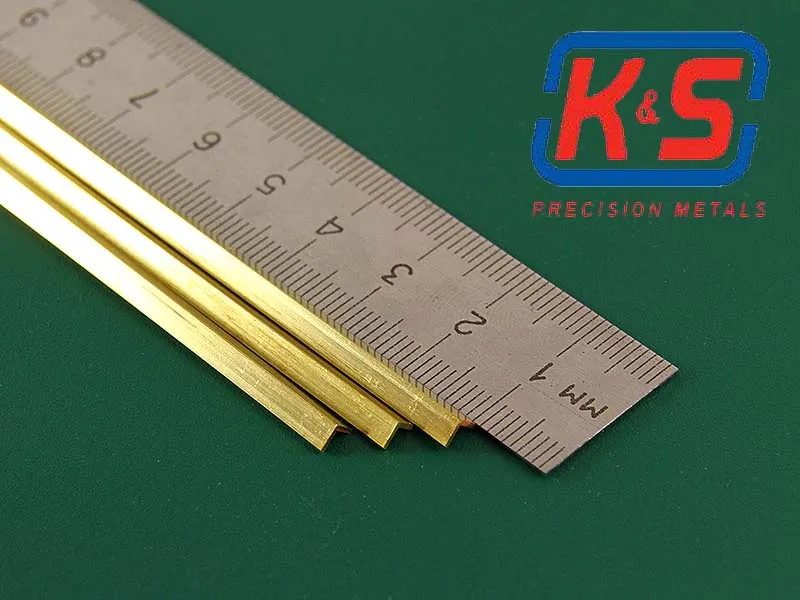 Уголок латунный 3,2 мм, 1 шт