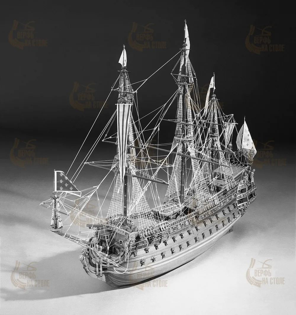 Чертеж корабля Le Soleil Royal Чертеж корабля Le Soleil Royal