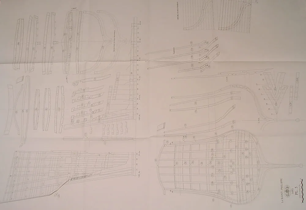 Saint Philippe, 1693 + чертежи