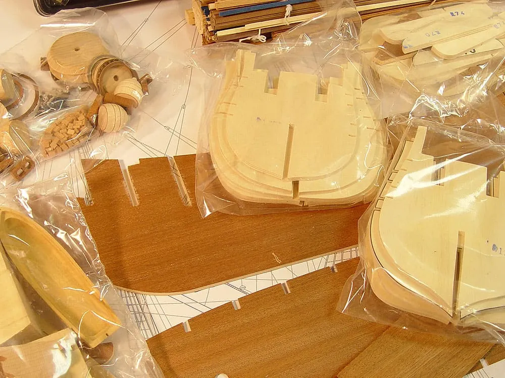 деревянная модель корабля Wasa