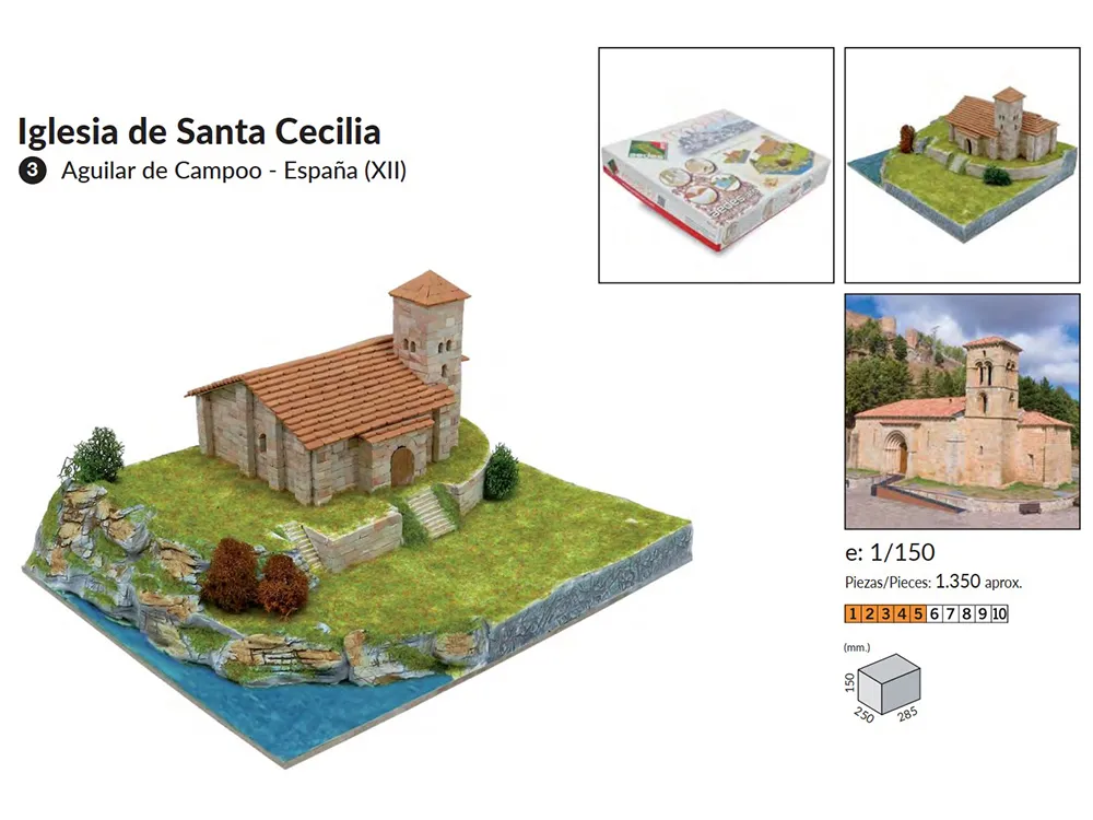 керамический конструктор Церковь Santa Cecilia керамический конструктор Церковь Santa Cecilia