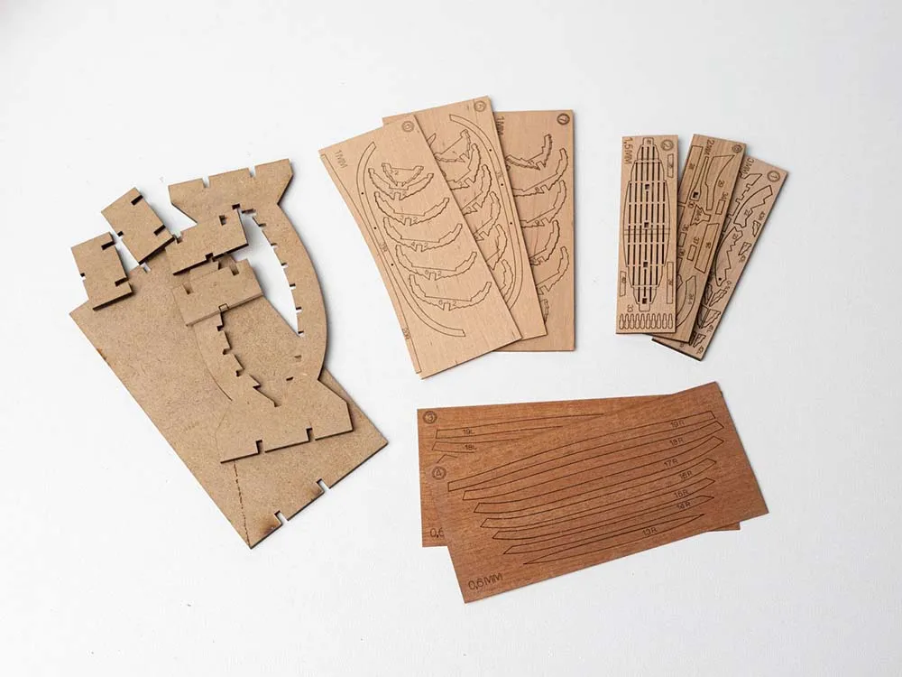 Шлюпка XV века, 136 мм Шлюпка XV века, 136 мм