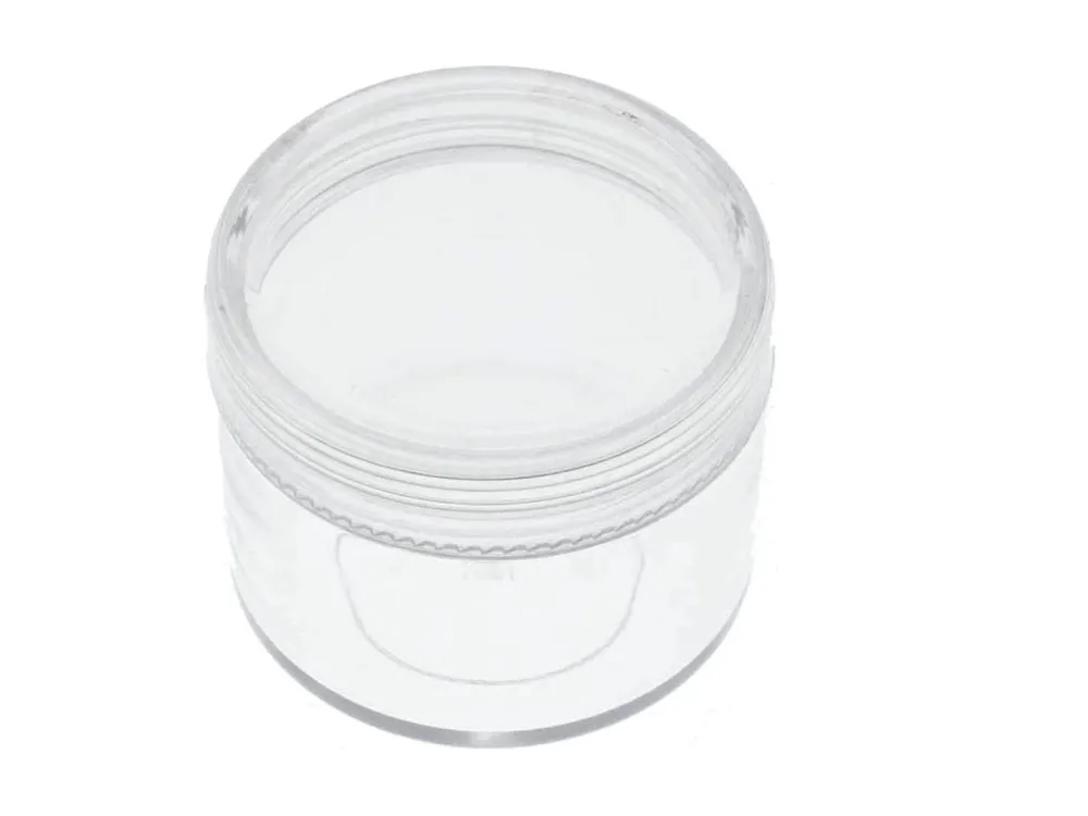 Круглые прозрачные контейнеры, диаметр 38 мм, 6 штук
