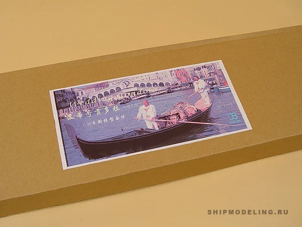 модель корабля для сборки Wedding Gondola