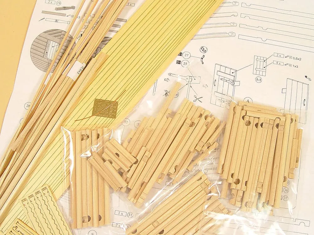 Амбар из села Коккойла (Кижи), 296 деталей