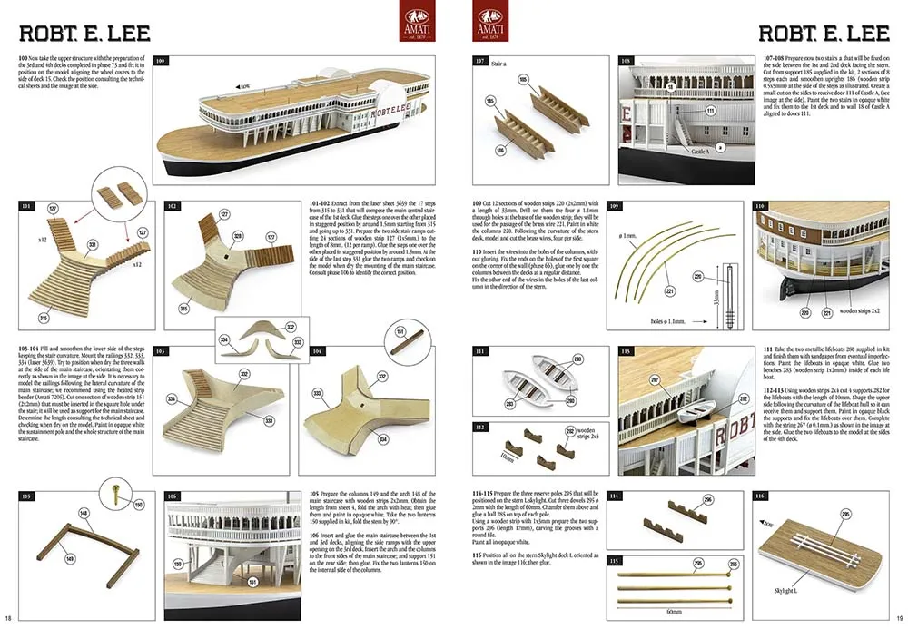 Пароход Robert E. Lee + (Полный набор инструментов, клея и краски) Пароход Robert E. Lee + (Полный набор инструментов, клея и краски)