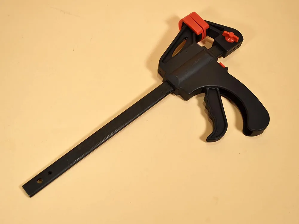 Мощная струбцина (F-зажим), "Мертвая хватка", 200 мм