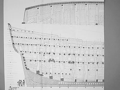 De L'Ambitieux (le trois-ponts de Tourville), 1680 + чертежи De L'Ambitieux (le trois-ponts de Tourville), 1680 + чертежи