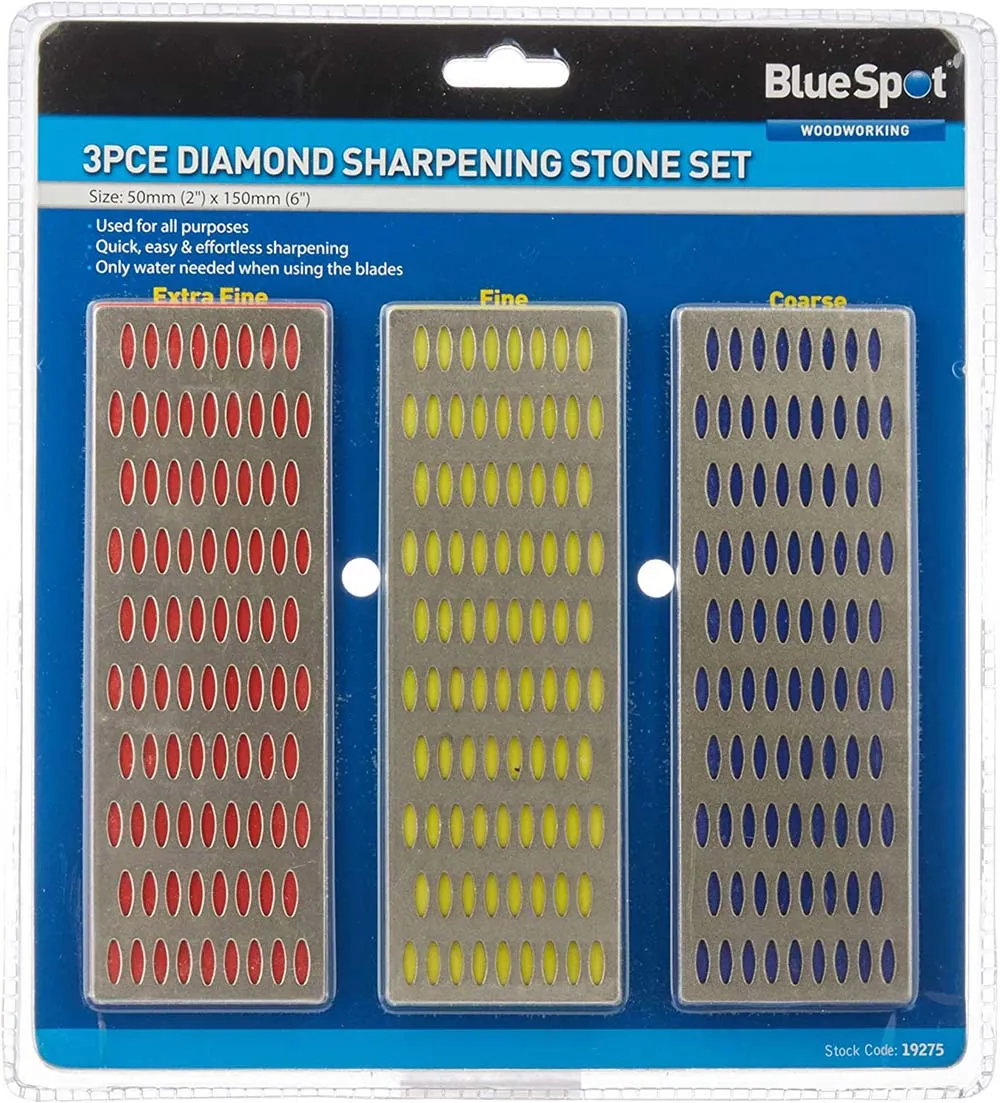 Набор из 3 алмазных точильных блоков 15х5 см Набор из 3 алмазных точильных блоков 15х5 см