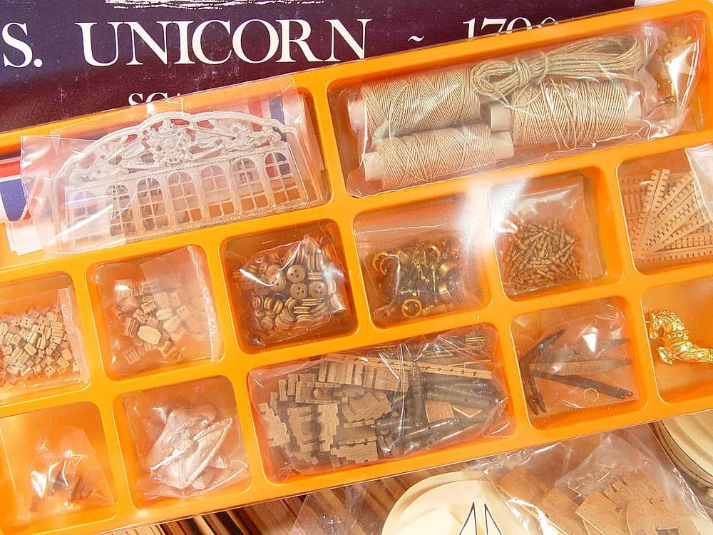 деревянная модель корабля HMS Unicorn