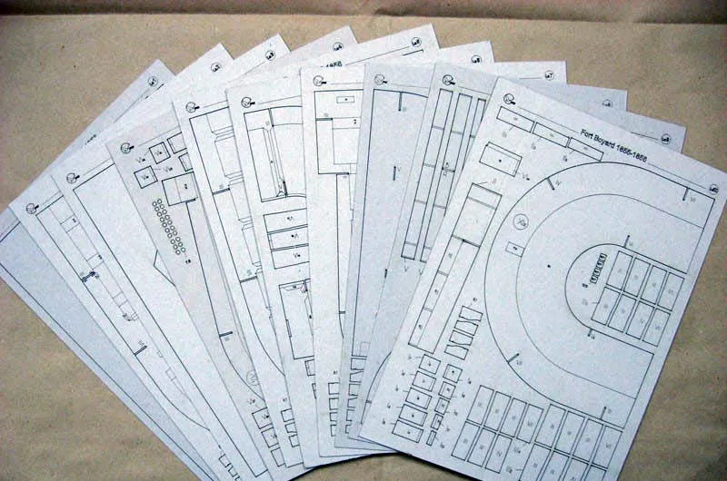 Модель из бумаги Форт Боярд