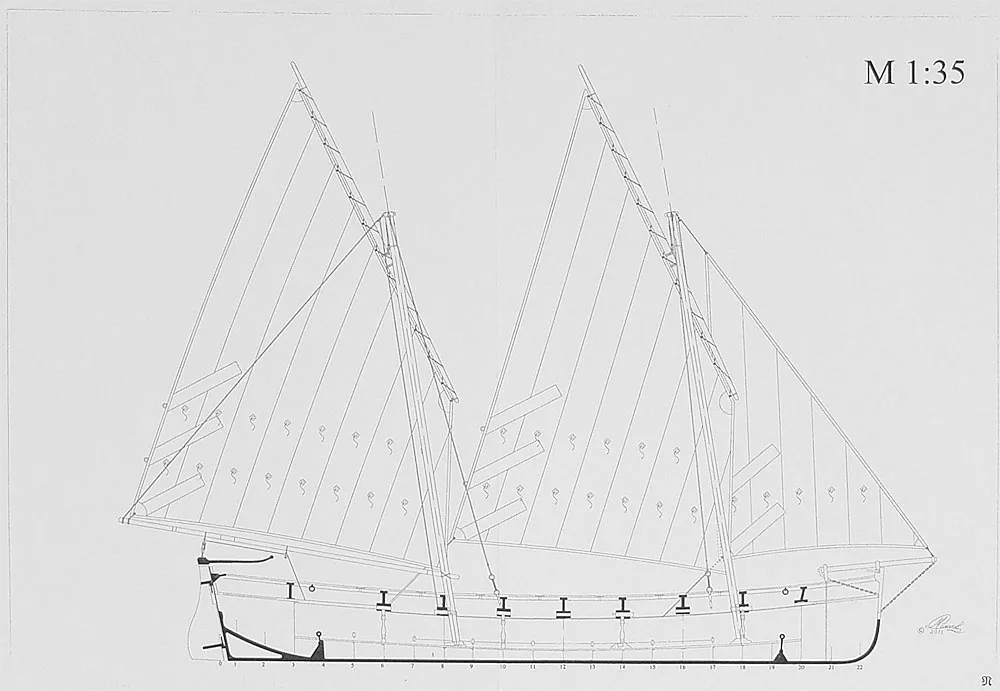 Чертеж катеров с крейсера Богатырь Чертеж катеров с крейсера Богатырь
