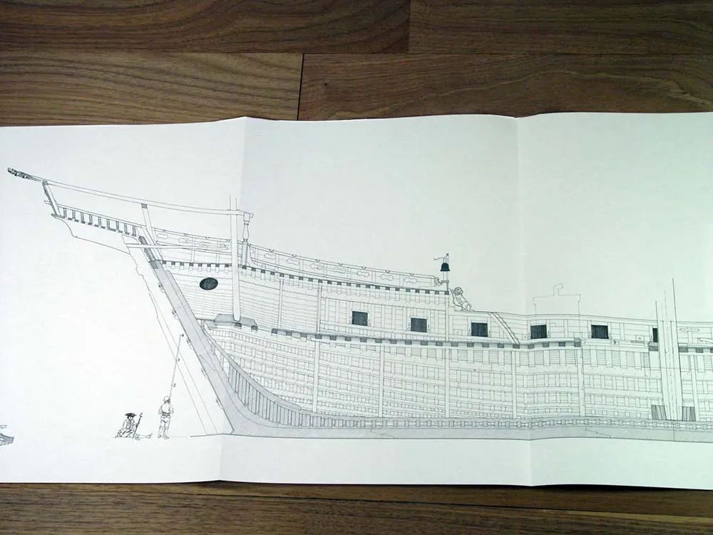 Le Requin, 1750 + чертежи Le Requin, 1750 + чертежи