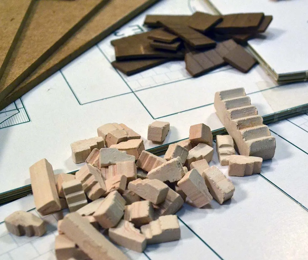 Керамический конструктор Сельский дом с мостом купить Керамический конструктор Сельский дом с мостом купить