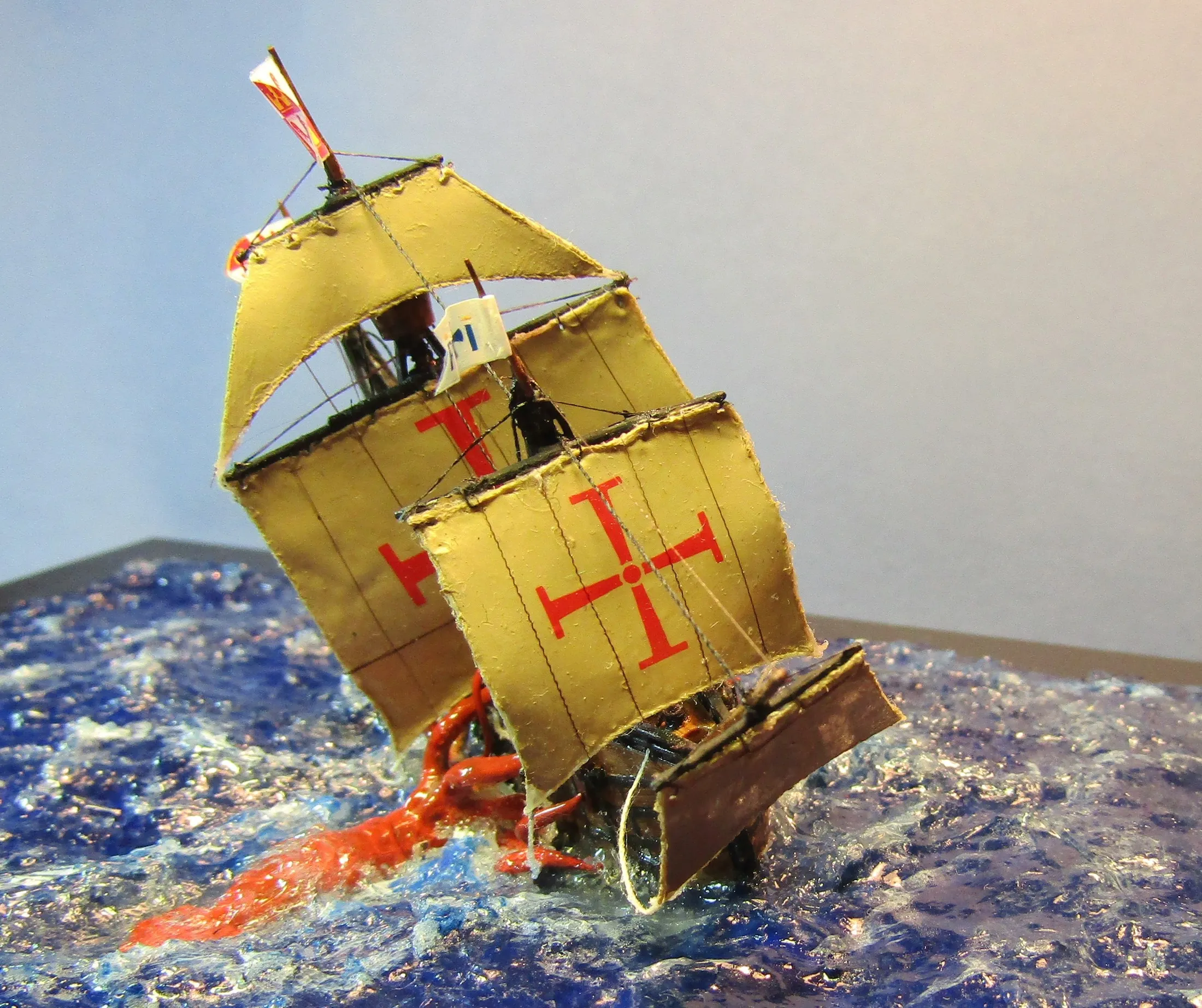 Модель корабля Каравелла “Santa Maria” 1492 г. - Верфь на Столе